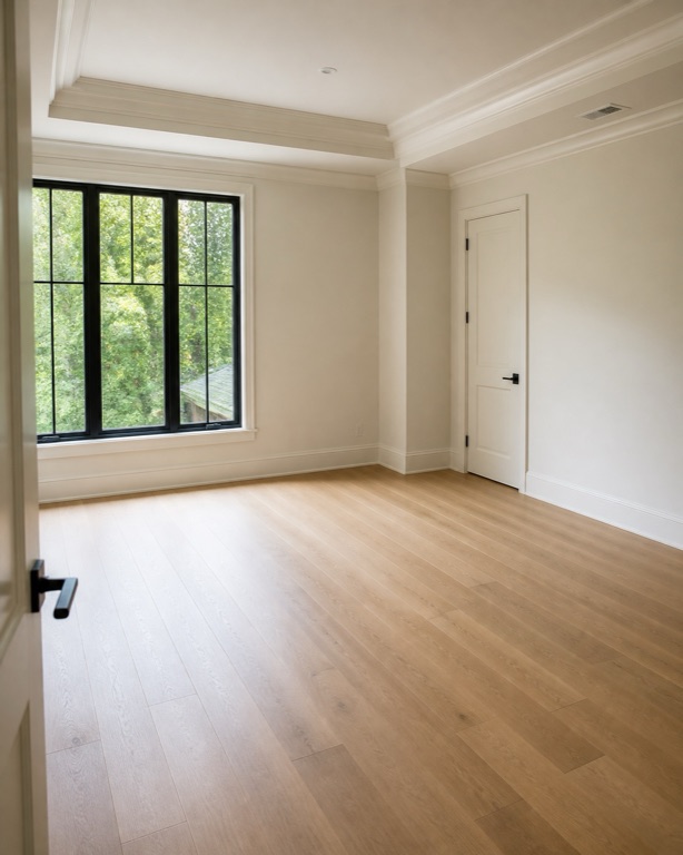 Primary bedroom before virtual staging